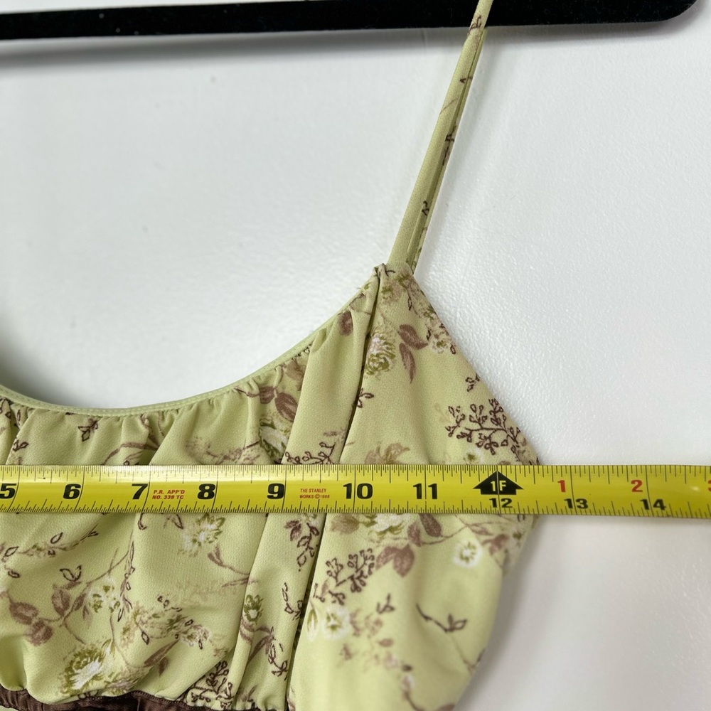 Y2K Mourices Green & Brown Tank Top - Picture 11 of 11